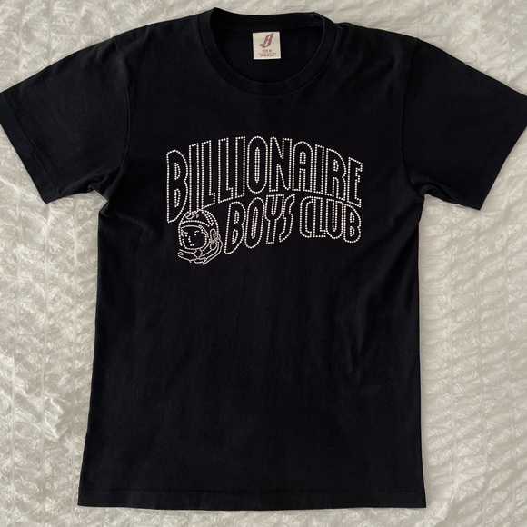 billionaire boys club Swarovski Arch Logo Black Size:M